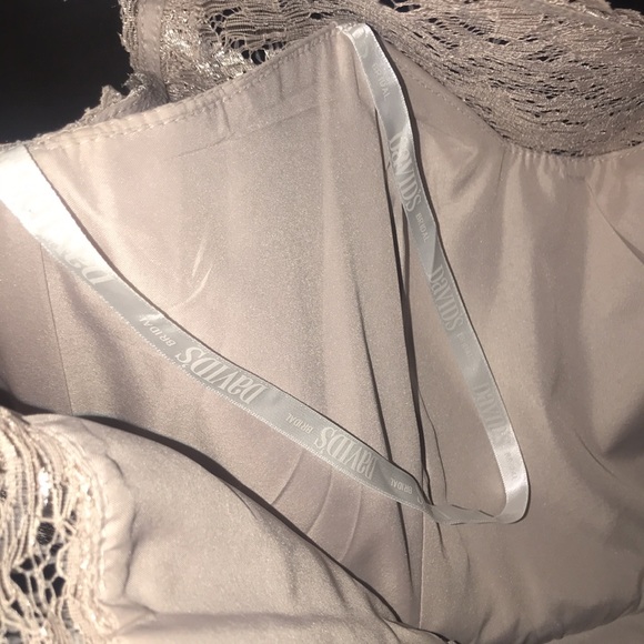 Beautiful Gold and Champagne “DAVID BRIDALS” Gown - Picture 14 of 14